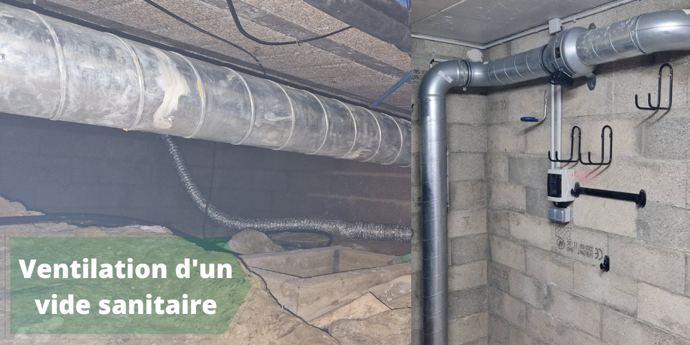 Ventilation d'un vide sanitaire - Clartelec - Electricien en Essonne