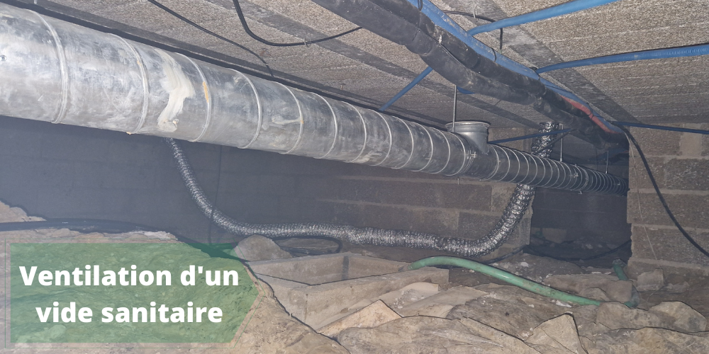 Ventilation d'un vide sanitaire - Clartelec - Electricien en Essonne