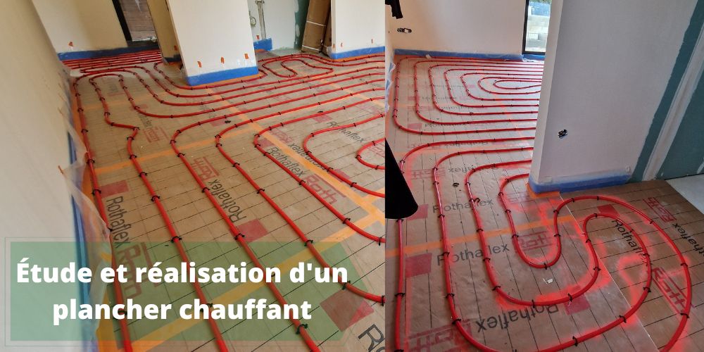 Étude et réalisation d'un plancher chauffant - Électricien Essonnes